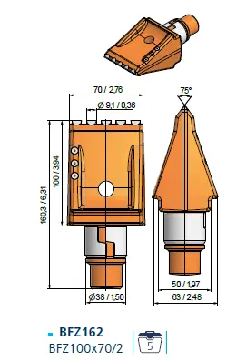 BETEK BFZ70 Kazıcı Tırnak